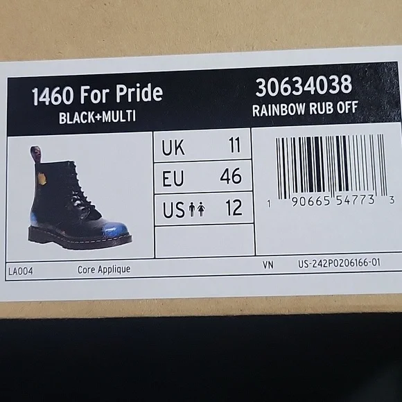 Dr. Martens Multicolor Iridescent Boots - Picture 2 of 3